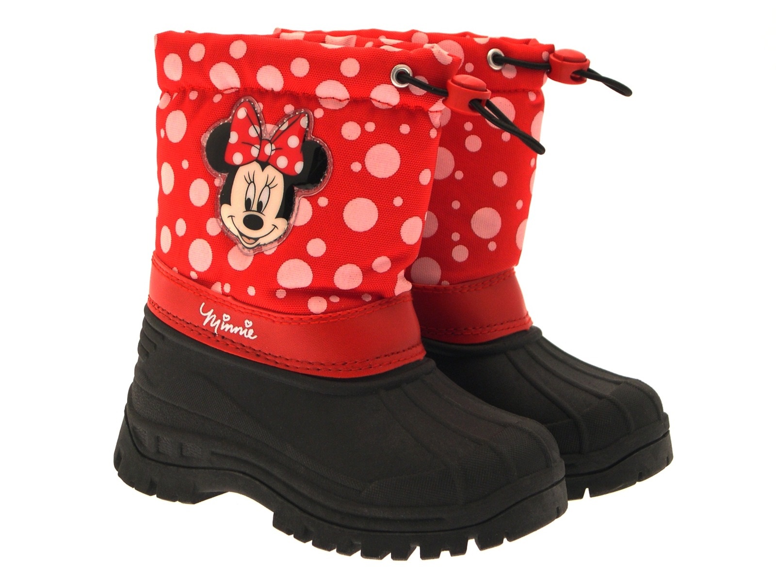 Disney Minnie Mouse Snow Boots Rain Wellies Girls Winter Wellingtons